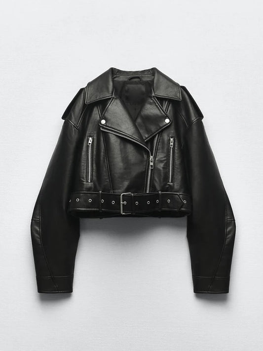 Everleigh Leather Coat