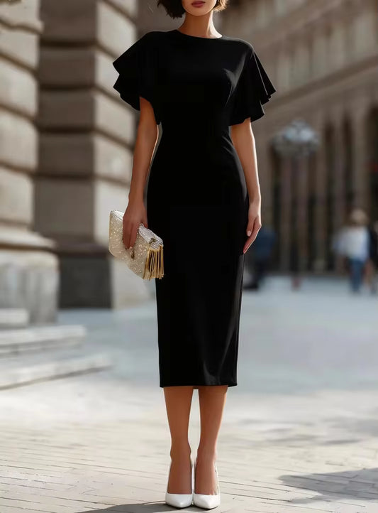 Selah Midi Raglan Dress