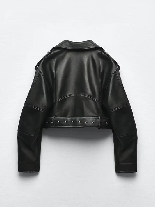 Everleigh Leather Coat